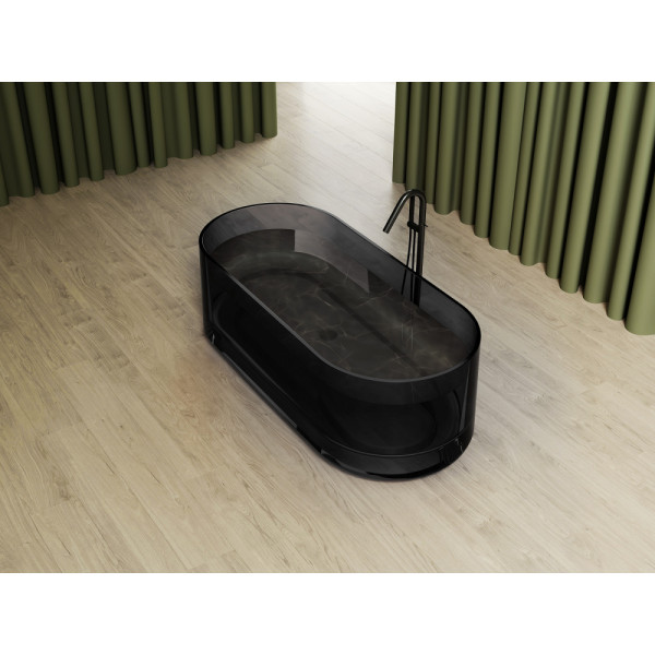 Ванна прозрачная Abber Kristall 170x75 черная (AT9708Onyx) Ванна прозрачная Abber Kristall 170x75 черная (AT9708Onyx)