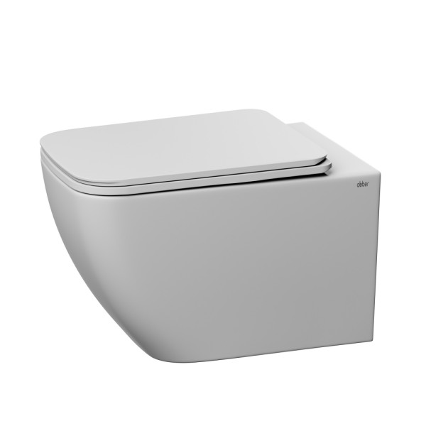 Унитаз подвесной Abber Ultra с ультратонким ободком белый (AC1303) Унитаз подвесной Abber Ultra с ультратонким ободком белый (AC1303)