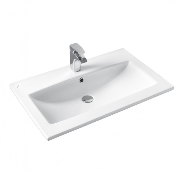 Раковина мебельная Santek Элина 750x470x172 белая (1WH501619) Раковина мебельная Santek Элина 750x470x172 белая (1WH501619)