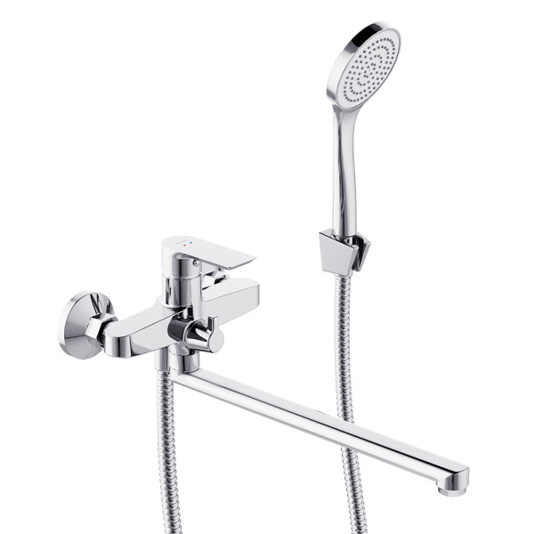 Смеситель для ванны и душа Damixa Apollo с душевым набором хром (479500000)