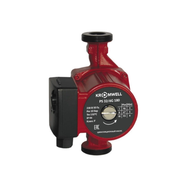 Насос циркуляционный Kromwell PS 25/4G 180 (в комплекте с гайками) (PS 25/4G 180) Насос циркуляционный Kromwell PS 25/4G 180 (в комплекте с гайками) (PS 25/4G 180)