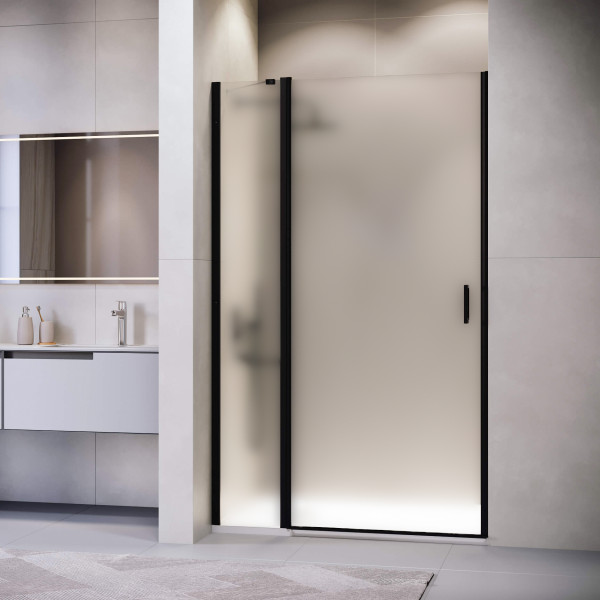 Душевая дверь RGW LE-004-B 81x195 стекло прозрачное, профиль черный (35120412-24) Душевая дверь RGW LE-004-B 81x195 стекло прозрачное, профиль черный (35120412-24)