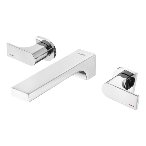 Смеситель для раковины встраиваемый Swedbe Platta хром (5503)