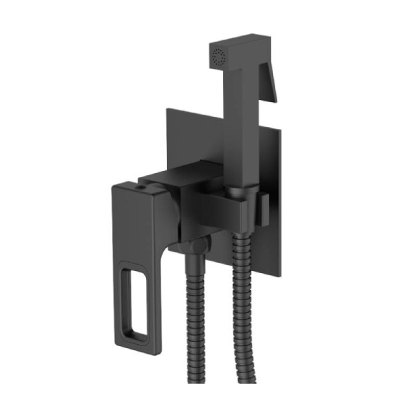 Смеситель с гигиеническим душем Gerhans с гигиеническим душем черный (K15227B) Смеситель с гигиеническим душем Gerhans с гигиеническим душем черный (K15227B)