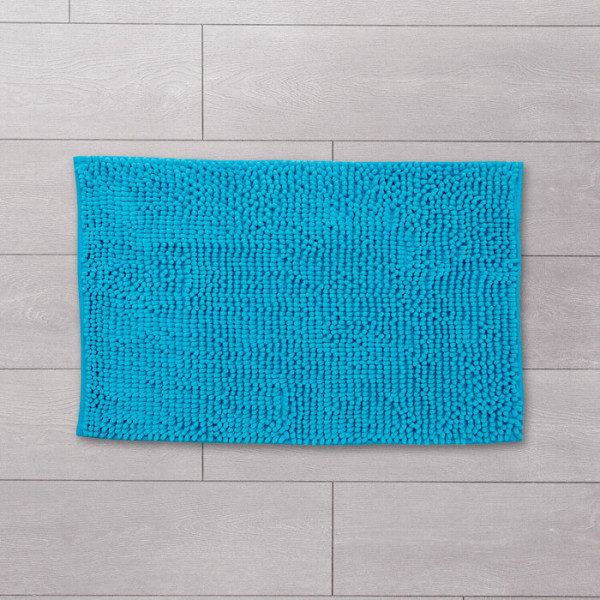 Коврик для ванной комнаты 50*80 см микрофибра (шенилл) Blue Heaven Iddis (620M580i12)