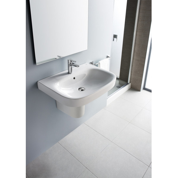 Раковина подвесная Roca Debba 55x44x17 белая (7.3279.9.50.Y) Раковина подвесная Roca Debba 55x44x17 белая (7.3279.9.50.Y)