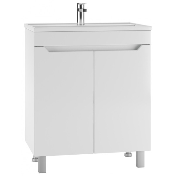 Тумба под умывальник Фостер 70 Мечта без ящика Айсберг Домино (DM2323T)