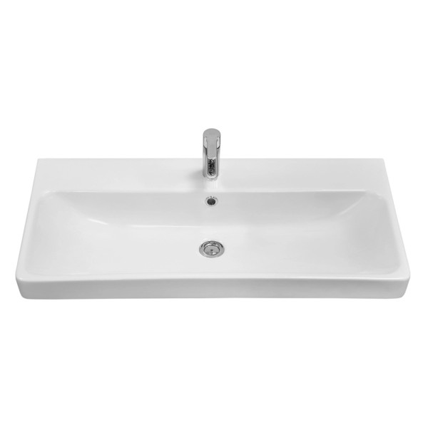 Тумба-умывальник Aquaton Сканди 90 Бел/Дуб Рустикальный/1WH501629 Раковина Адриана 90 (1A2519K0SDZ90)