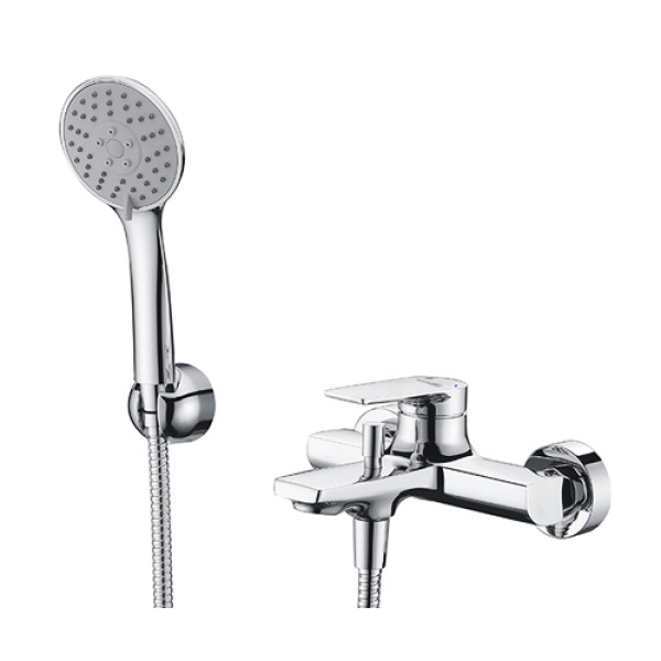 Смеситель для ванны и душа WasserKRAFT Lopau 3201 с коротким изливом