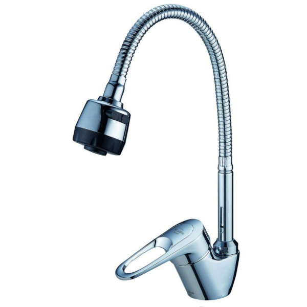 Смеситель для кухни G.lauf хром с гибким изливом (LOP4-B043) Смеситель для кухни G.lauf хром с гибким изливом (LOP4-B043)