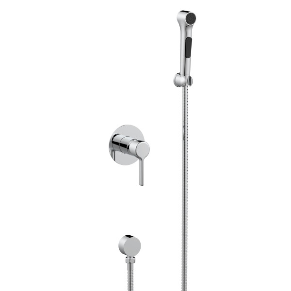 Смеситель с гигиеническим душем Voda Column хром (CLM83H)