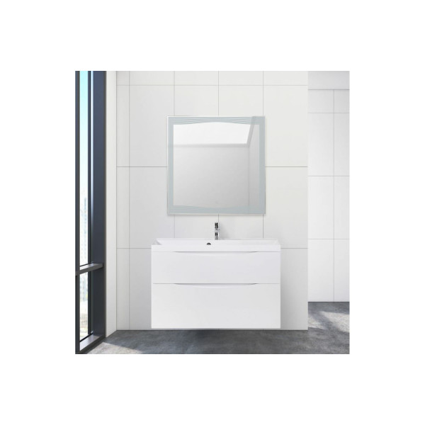 Тумба подвесная BelBagno Marino-H60 100 см Bianco Lucido (Marino-H60-1000-2C-SO-BL-P) Тумба подвесная BelBagno Marino-H60 100 см Bianco Lucido (Marino-H60-1000-2C-SO-BL-P)