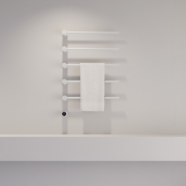 Полотенцесушитель электрический Abber Charme 520x795 белый матовый (AH4005MW) Полотенцесушитель электрический Abber Charme 520x795 белый матовый (AH4005MW)