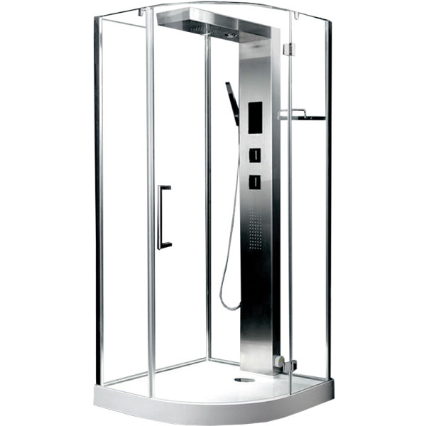 Душевая кабина с гидромассажем Timo Armo 90x90x215 стекло прозрачное, профиль хром (ARMO H-506) Душевая кабина с гидромассажем Timo Armo 90x90x215 стекло прозрачное, профиль хром (ARMO H-506)