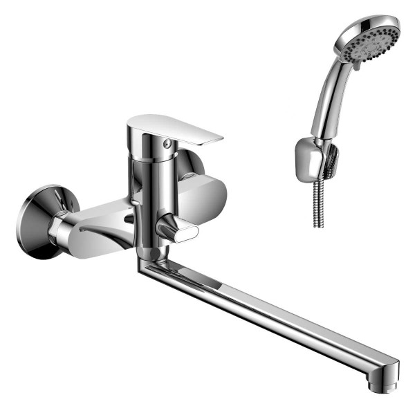 Смеситель для ванны и душа Rossinka S35-33 с душевым комплектом (S35-33)