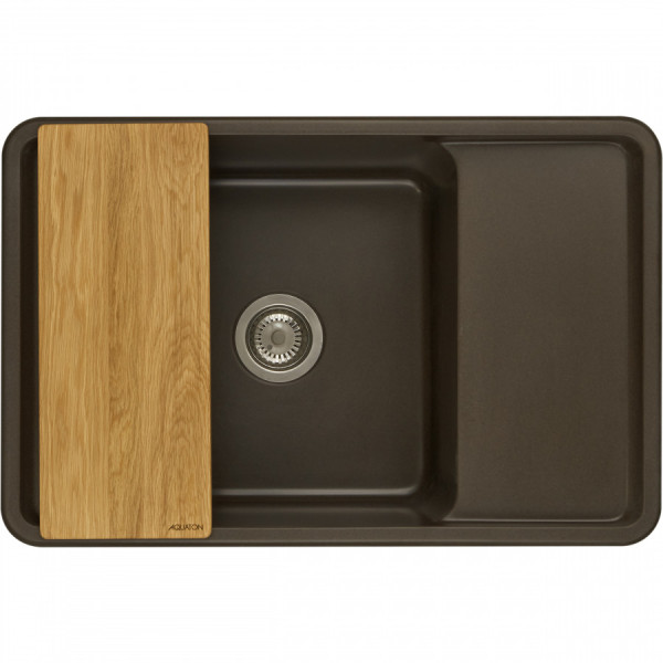Мойка для кухни врезная Aquaton Беллис 510x780x250 кофе (1.A725.0.32B.S28.0) Мойка для кухни врезная Aquaton Беллис 510x780x250 кофе (1.A725.0.32B.S28.0)