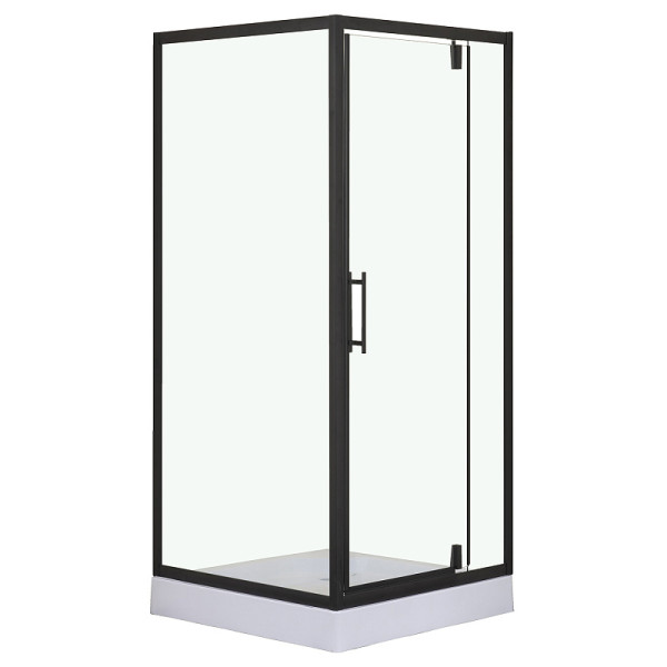 Душевой уголок Loranto Sunway 90х90х200 поддон 13 см, стекло прозрачное, профиль черный (CS-604A 90) Душевой уголок Loranto Sunway 90х90х200 поддон 13 см, стекло прозрачное, профиль черный (CS-604A 90)