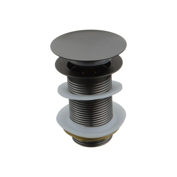 Донный клапан для раковины TeRma 1 1/4" (32 мм.) Click-Clack (с большой кнопкой матовый хром (10099) Донный клапан для раковины TeRma 1 1/4" (32 мм.) Click-Clack (с большой кнопкой матовый хром (10099)