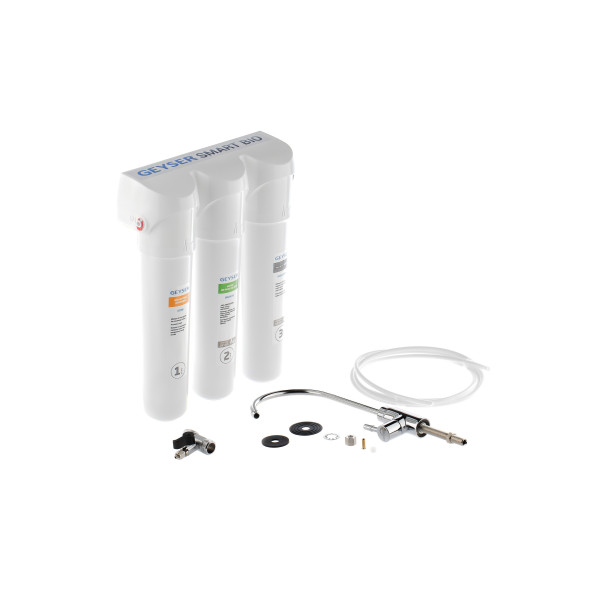 Фильтр под мойку Гейзер Смарт Био 511 с краном (для мягкой воды) (66030) Фильтр под мойку Гейзер Смарт Био 511 с краном (для мягкой воды) (66030)