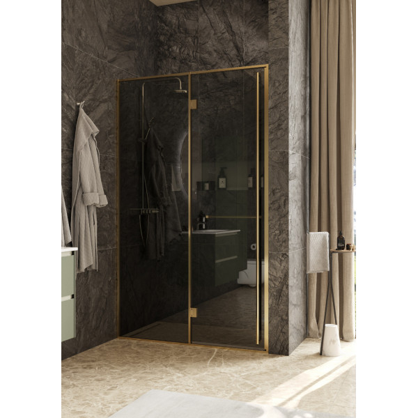 Душевая дверь Roca Apex 120x200 L стекло тонированное, профиль золото матовое (Z.RU93.0.778.9) Душевая дверь Roca Apex 120x200 L стекло тонированное, профиль золото матовое (Z.RU93.0.778.9)