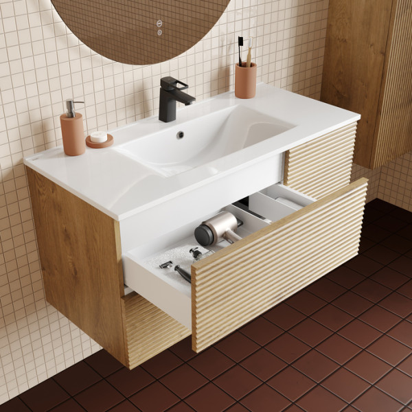 Тумбы подвесные Iddis Bild 1003x452x500 Бежевый (BIL10V0i95K)