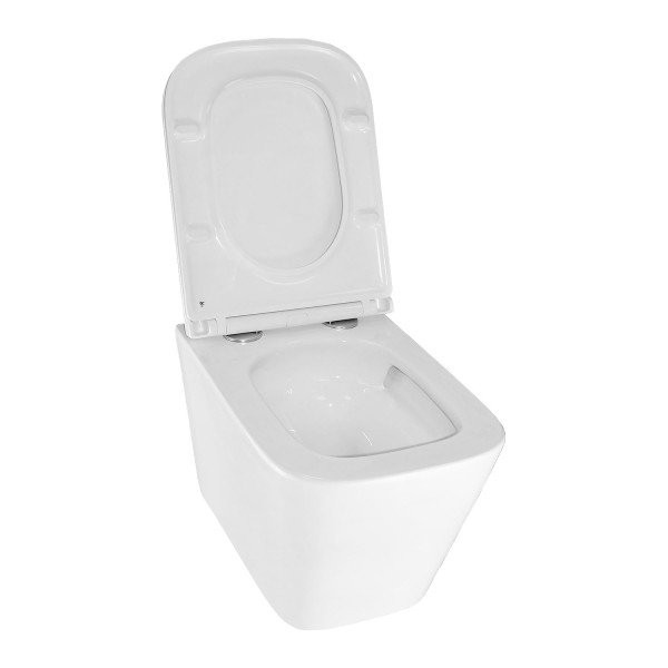 Унитаз подвесной Azario Teramo с сиденьем с микролифтом белый (AZ-0052-UQ1)