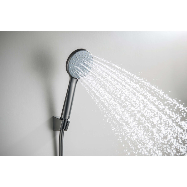 Душевой гарнитур Aquatek 100 3 jet шлифованный черный хром (AQ2032BGM) Душевой гарнитур Aquatek 100 3 jet шлифованный черный хром (AQ2032BGM)