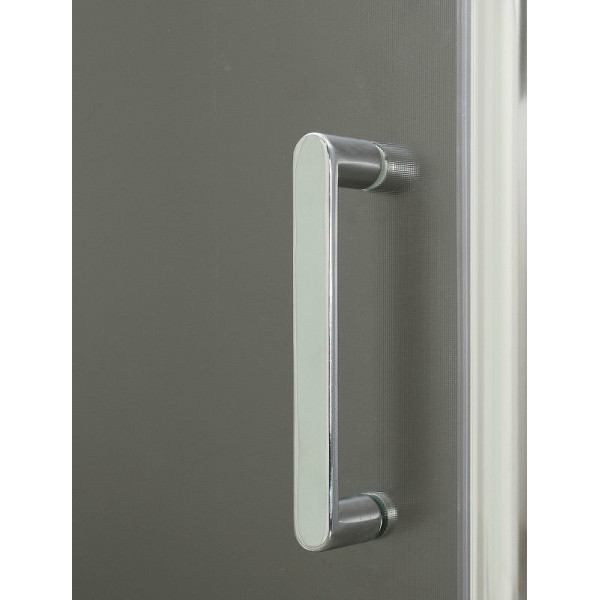 Душевой уголок BelBagno Unique 110x80x190 стекло прозрачное, профиль хром (UNIQUE-AH-1-110/125-80-C-Cr)