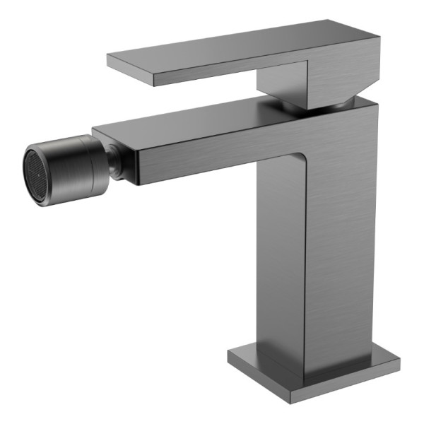 Смеситель для биде Boheme Qubic графит (476-GM) Смеситель для биде Boheme Qubic графит (476-GM)