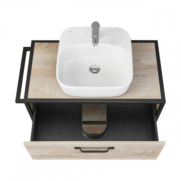 Тумба подвесная Aquaton Лофт Фабрик 792x440x540 дуб эндгрейн (1.A242.4.01L.TDU.0)