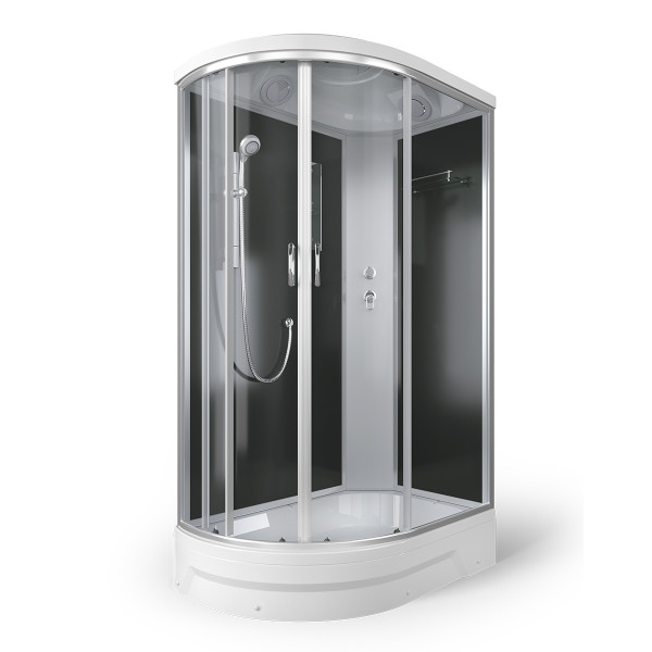 Душевая кабина Erlit 90х90 стекло тонированное, профиль хром (ER 351226R-C4-RUS)