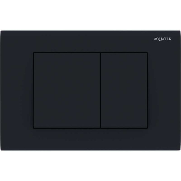 Клавиша смывная Aquatek черная матовая (KDI0000012)