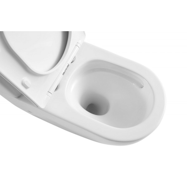 Унитаз напольный Abber Bequem 370x610x835 белый (AC1110T)