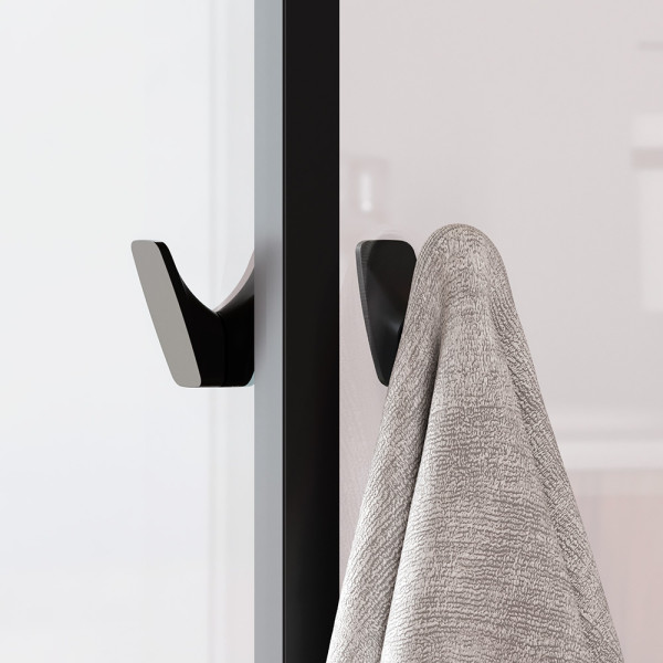 Душевой уголок AM.PM Sunny 88x88x195 стекло прозрачное, профиль черный матовый (W87G-405-9090-BT) Душевой уголок AM.PM Sunny 88x88x195 стекло прозрачное, профиль черный матовый (W87G-405-9090-BT)