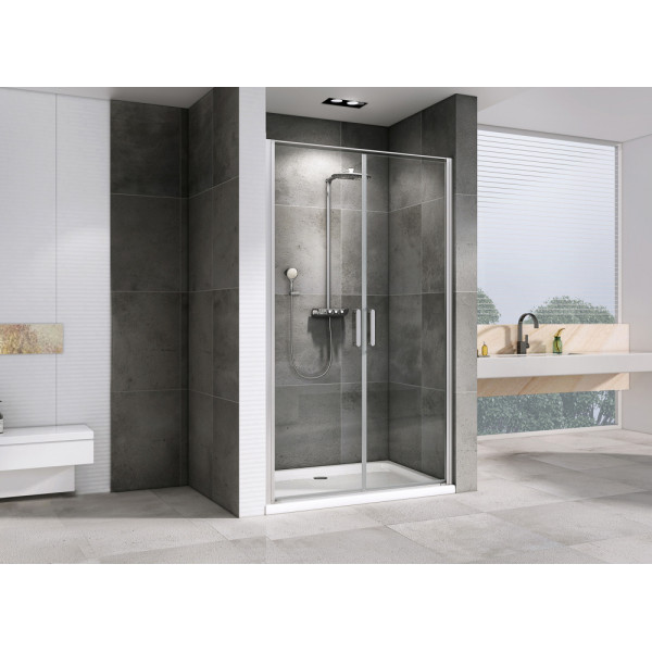 Душевая дверь Abber Sonnenstrand 100x195 стекло прозрачное, профиль хром (AG04100C) Душевая дверь Abber Sonnenstrand 100x195 стекло прозрачное, профиль хром (AG04100C)