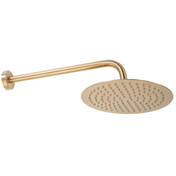 Душевая система для ванны с верхним душем Rea Lungo + Box Gold mat (REA-P6609)