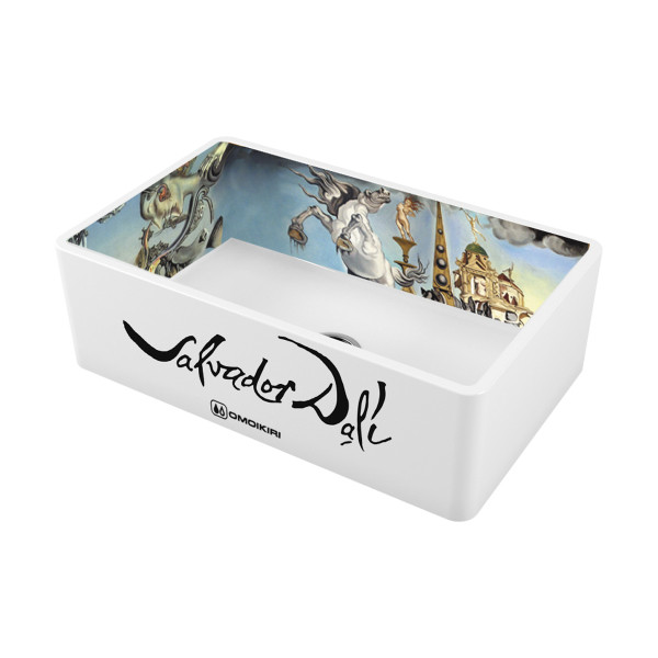 Мойка для кухни врезная Omoikiri Mikura 76-Dali Natceramic/белый (4993023)