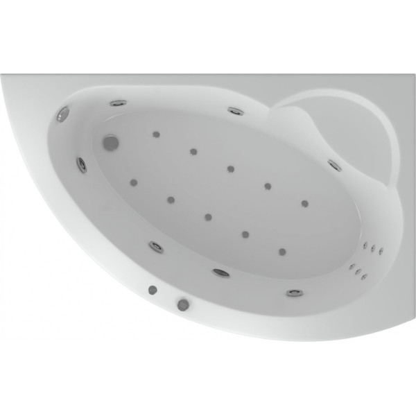 Ванна гидромассажная Акватек Aякс-2 170х110 R НМ (пневматика)