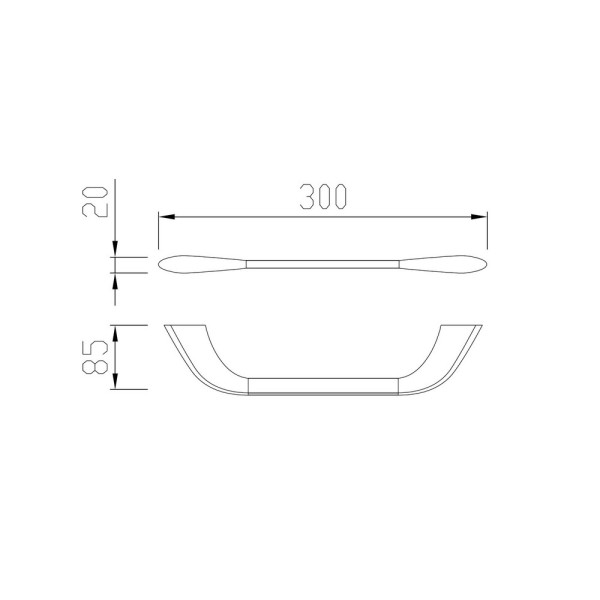 Полотенцедержатель Abber Nord никель (AA1551NG)