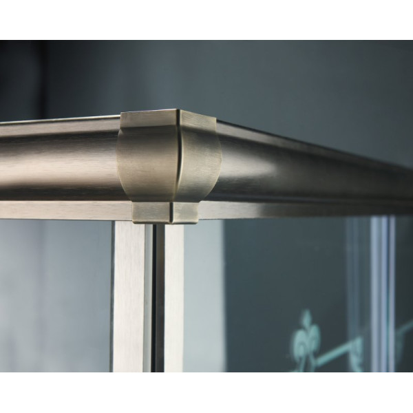 Душевой уголок Cezares Giubileo 100x100x195 стекло с узором, профиль бронза (GIUBILEO-A-2-100-SCORREVOLE-CP-Br) Душевой уголок Cezares Giubileo 100x100x195 стекло с узором, профиль бронза (GIUBILEO-A-2-100-SCORREVOLE-CP-Br)