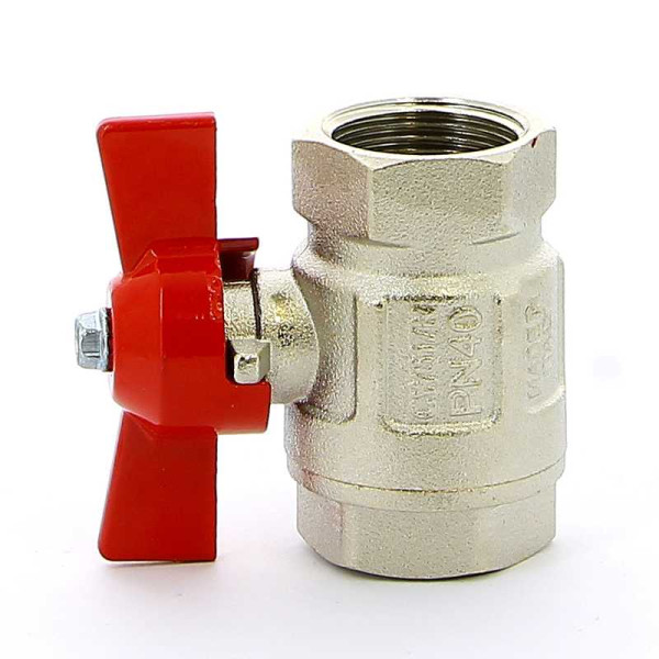 Кран Itap 3/4" ВВ шаровый Ideal (красная бабочка) (0920034)