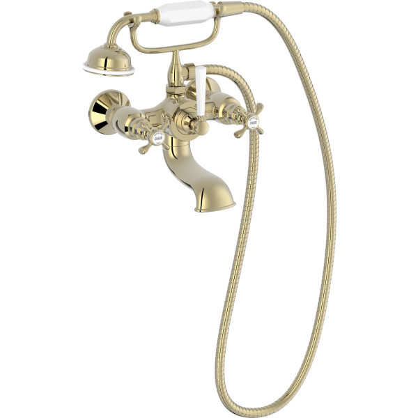 Смеситель для ванны и душа Jacob Delafon Cleo золото бежевое (E24313-BGG) Смеситель для ванны и душа Jacob Delafon Cleo золото бежевое (E24313-BGG)