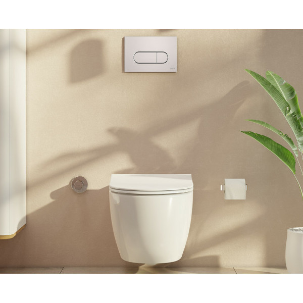 Инсталляция для унитаза Vitra Core для унитаза с клавишей смыва хром глянцевый (800-1873) Инсталляция для унитаза Vitra Core для унитаза с клавишей смыва хром глянцевый (800-1873)