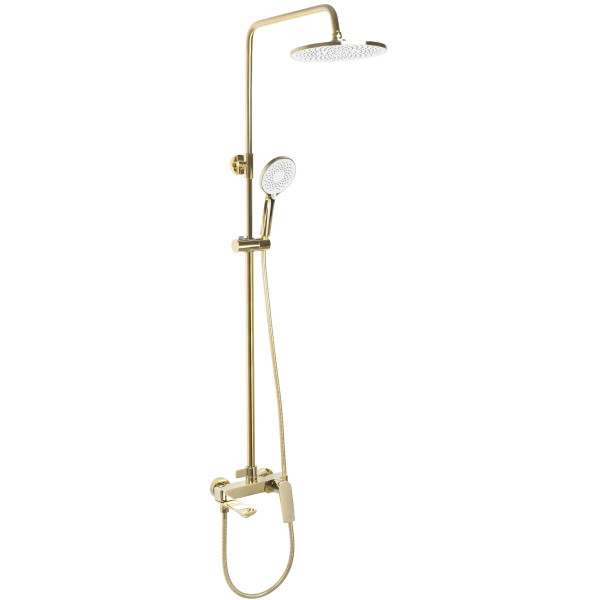Душевая система с изливом Rea Avalon Gold (REA-P8812)