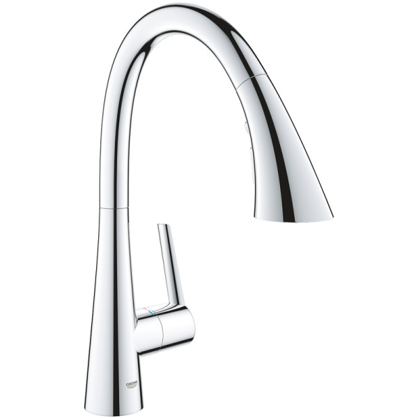 Смеситель для кухни Grohe Zedra с выдвижным изливом хром (32294002) Смеситель для кухни Grohe Zedra с выдвижным изливом хром (32294002)