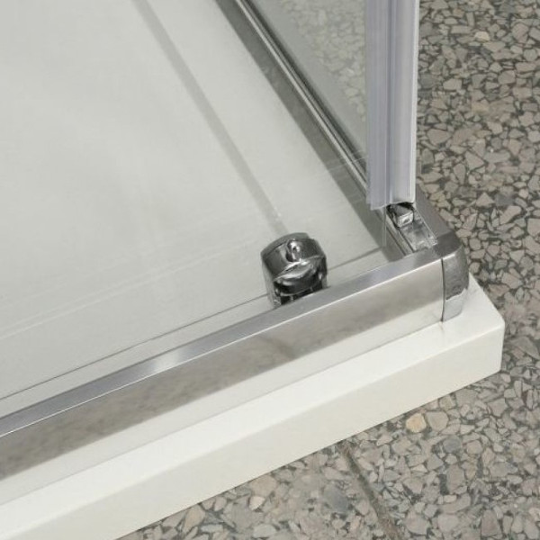 Душевой уголок BelBagno Uno 100x90x185 стекло прозрачное, профиль хром (UNO-AH-1-10/90-C-Cr) Душевой уголок BelBagno Uno 100x90x185 стекло прозрачное, профиль хром (UNO-AH-1-10/90-C-Cr)