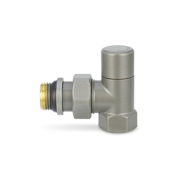 Клапан настроечный угловой 1/2" Varmega VMDV03 (серый) (VMDV03-310404) Клапан настроечный угловой 1/2" Varmega VMDV03 (серый) (VMDV03-310404)