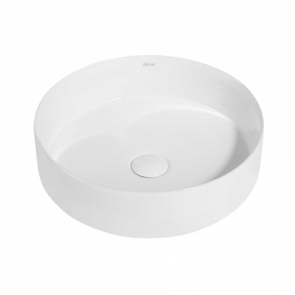 Раковина накладная ABBER Bequem 40x40 белая (AC2109)
