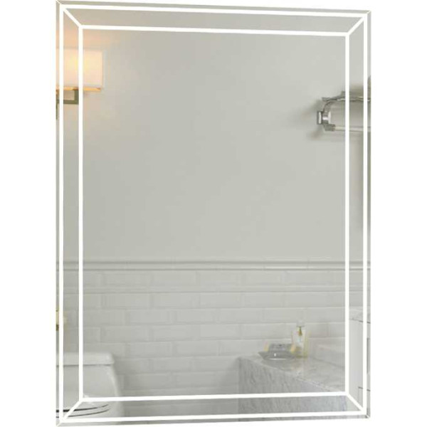 Зеркало Marka One Classic 2 700*30*900 белое (У52205)