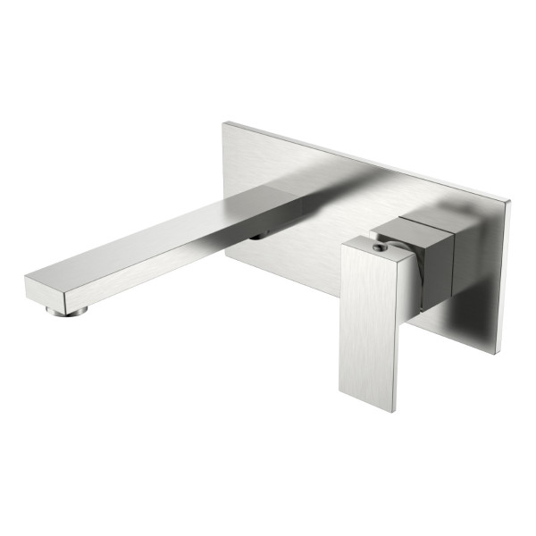 Смеситель для раковины Boheme Qubic никель (475-NB)